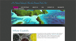 Desktop Screenshot of islandseacrystals.com